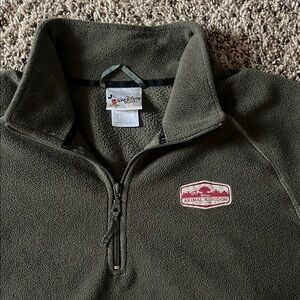 Vintage Disney Animal Kingdom Fleece Quarter Zip
